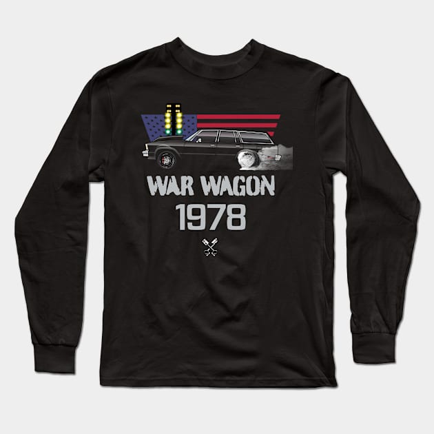 War wagon Multi Color Long Sleeve T-Shirt by JRCustoms44